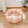 Inflatable Swimming Pool Blow-Up Pool Portable for Indoor Outdoor (Pink 120#)