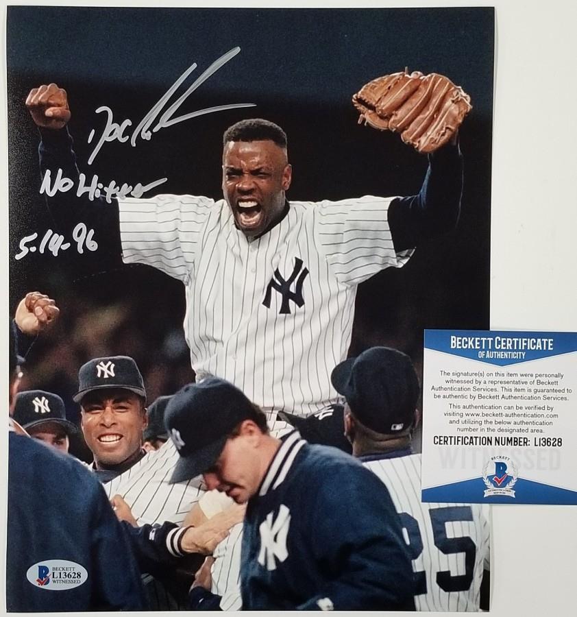 DOC GOODEN Signed 8x10 + No Hitter 5-14-96