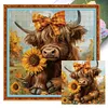 (Multi-Style) Flower Yak-11CT Stamped Cross Stitch 40*40cm/15.75*15.75in