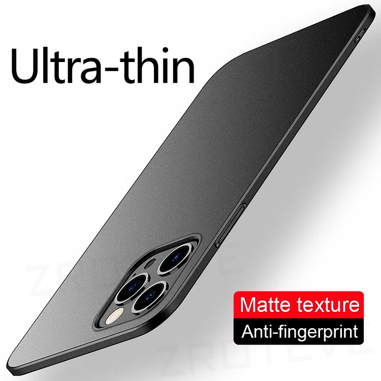 Luxury Ultra Thin Matte Hard Back Case For iPhone