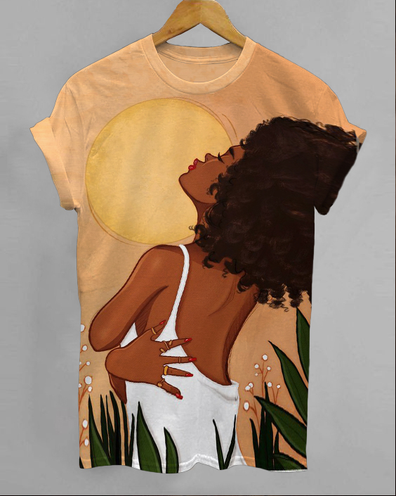 Embrace Yourself Crew Neck Print T-Shirt