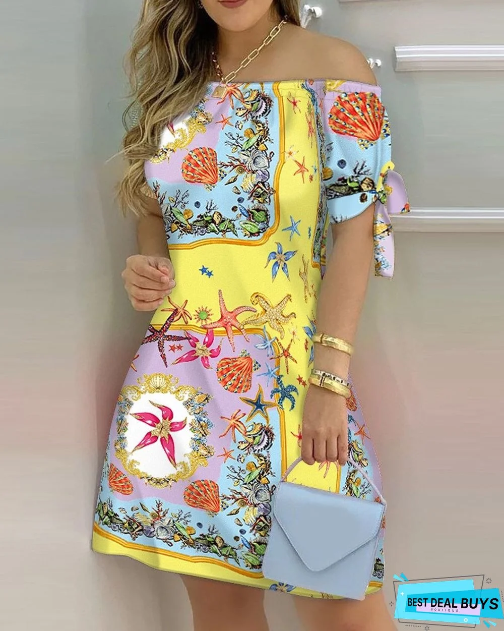 Fashion Sexy Women's Printed Dress