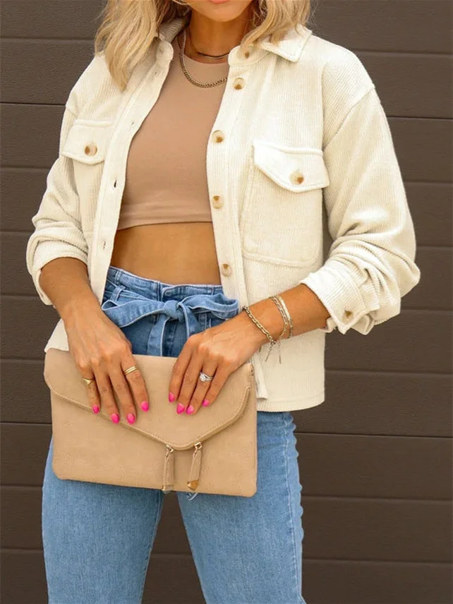 Women Half Sleeve V-neck Solid Color Dress