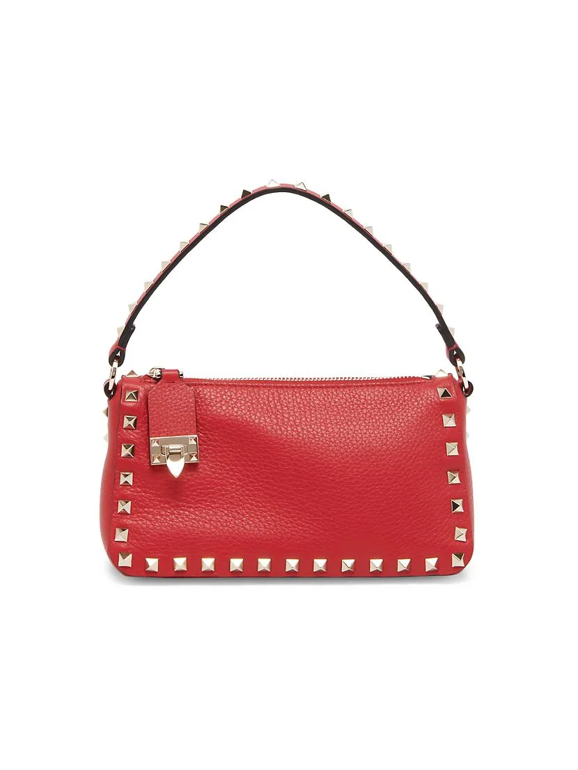 Valentino Garavani Rockstud Leather Shoulder Bag