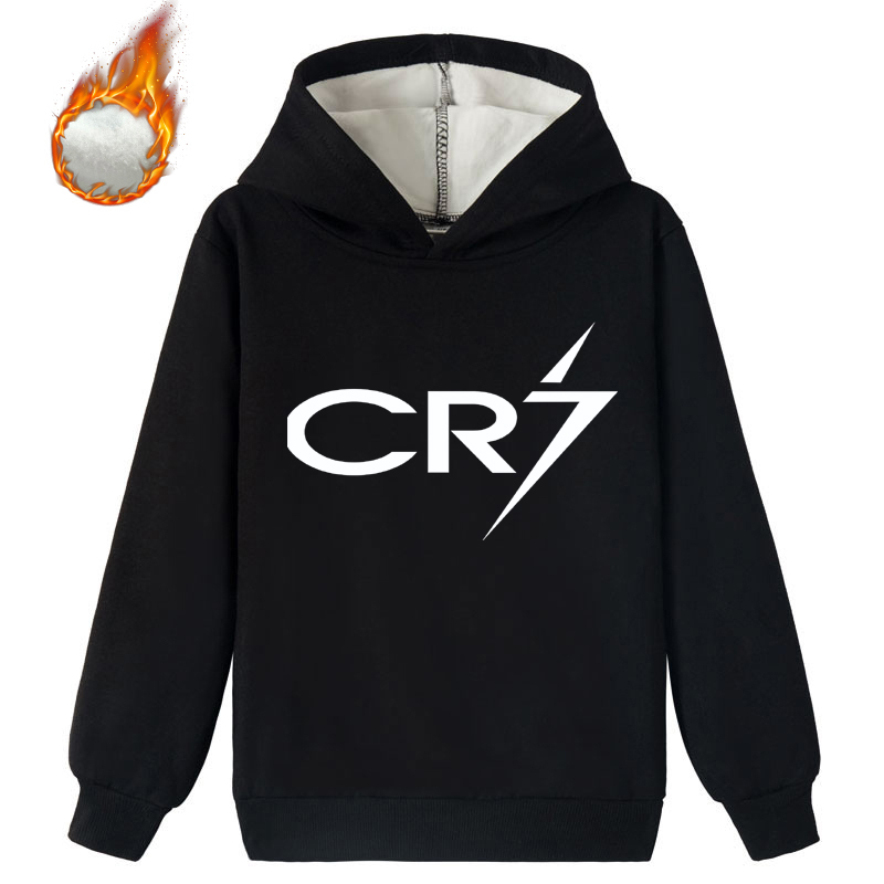 Mayoulove Kids' Cristiano Ronaldo Fleece Hoodie - Unisex Soccer Sweatshirt, Perfect for Boys  Girls, Sports Fan Apparel-Mayoulove