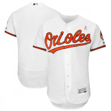 Men's Baltimore Orioles White 2018 Mother's Day Flexbase Stitched MLB Jersey