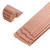 60 Pcs 5% Silver Brazing Rods - 1.3x3.2x250mm Flat Solder Alloy for HVAC & Plumbing Welding (Boxed)