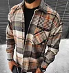2022 New Printed Plaid Shirt Coat
