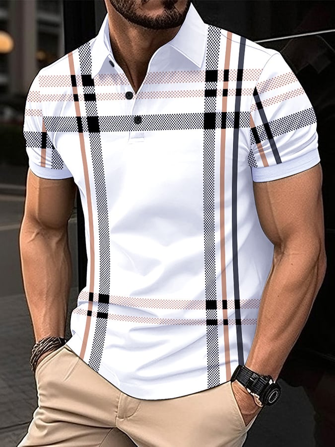 Men's Casual Golf Polo Shirt