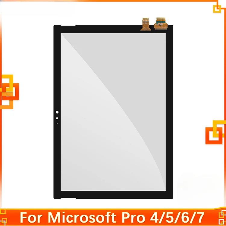 For Microsoft Surface Pro 4 1724 Pro 4 Pro 5 Pro 6 Pro 7 Touch Screen Digitizer Glass Replacement touch screen 100% Tested