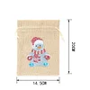>SALE<Drawstring Christmas Candy Bag DIY Diamond Painting Kit (FD013A+FD013B)