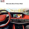 Mercedes Benz S-Klasse W222 Langer Android-Bildschirm, der sich bis zum Armaturenbrett erstreckt