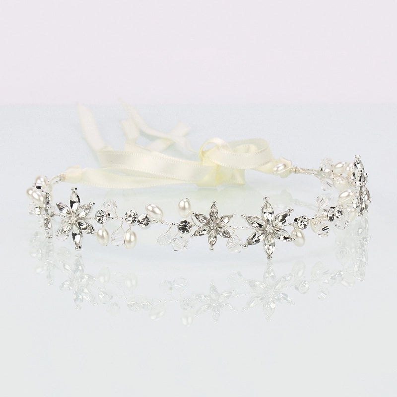 Kid'S Princess Geometric Alloy Inlay Rhinestones Hair Band