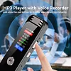 Digital Voice Recorder Type-C Rechargeable Small Tape Recorder Device with 7-Level Adjustable Voices Control for Lectures Meetings Interviews