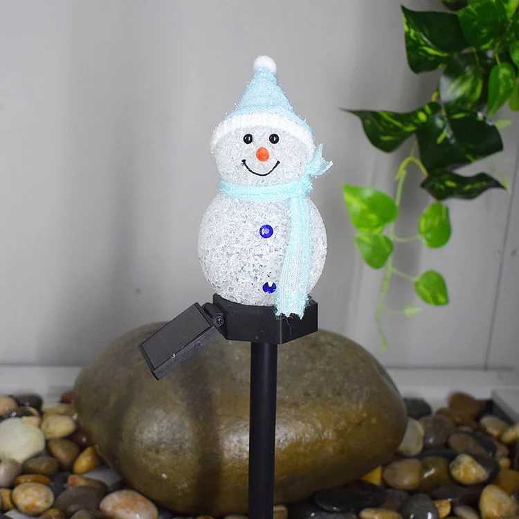 Super Cute Waterproof Solar Snowman Lamp | 168DEAL