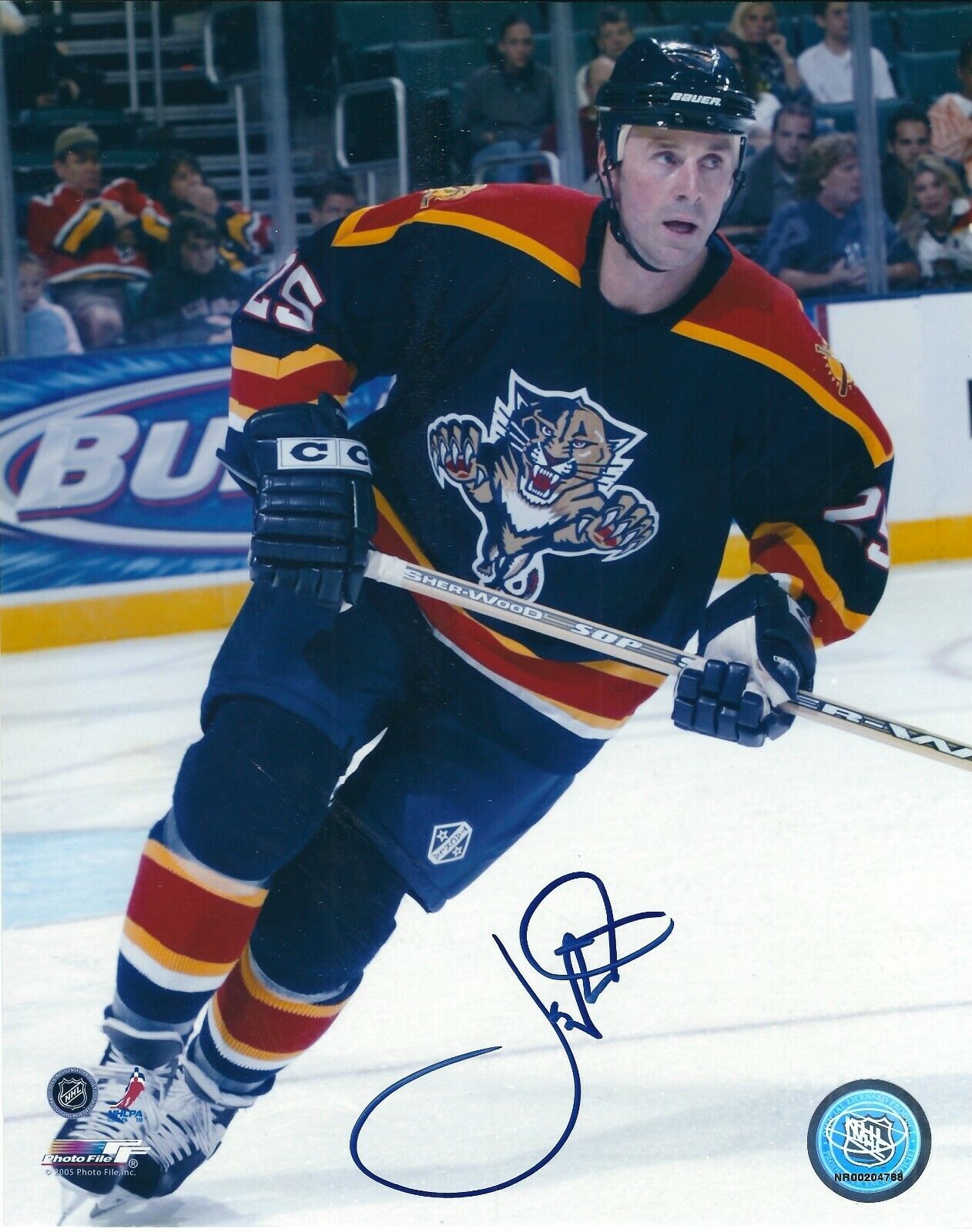 Autographed 8x10 JOE NIEUWENDYK Florida Panthers Photo Poster painting - w/COA