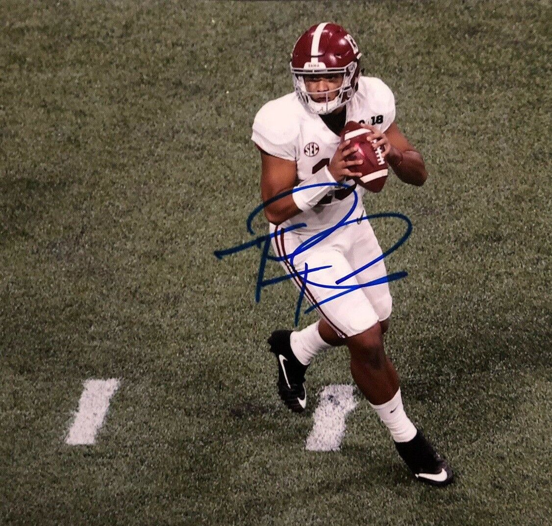 Tua Tagovailoa Autographed Signed 8x10 Photo Poster painting ( Dolphins ) REPRINT