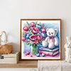 Diamond Painting-DIY Full Round Drill Cute Bear