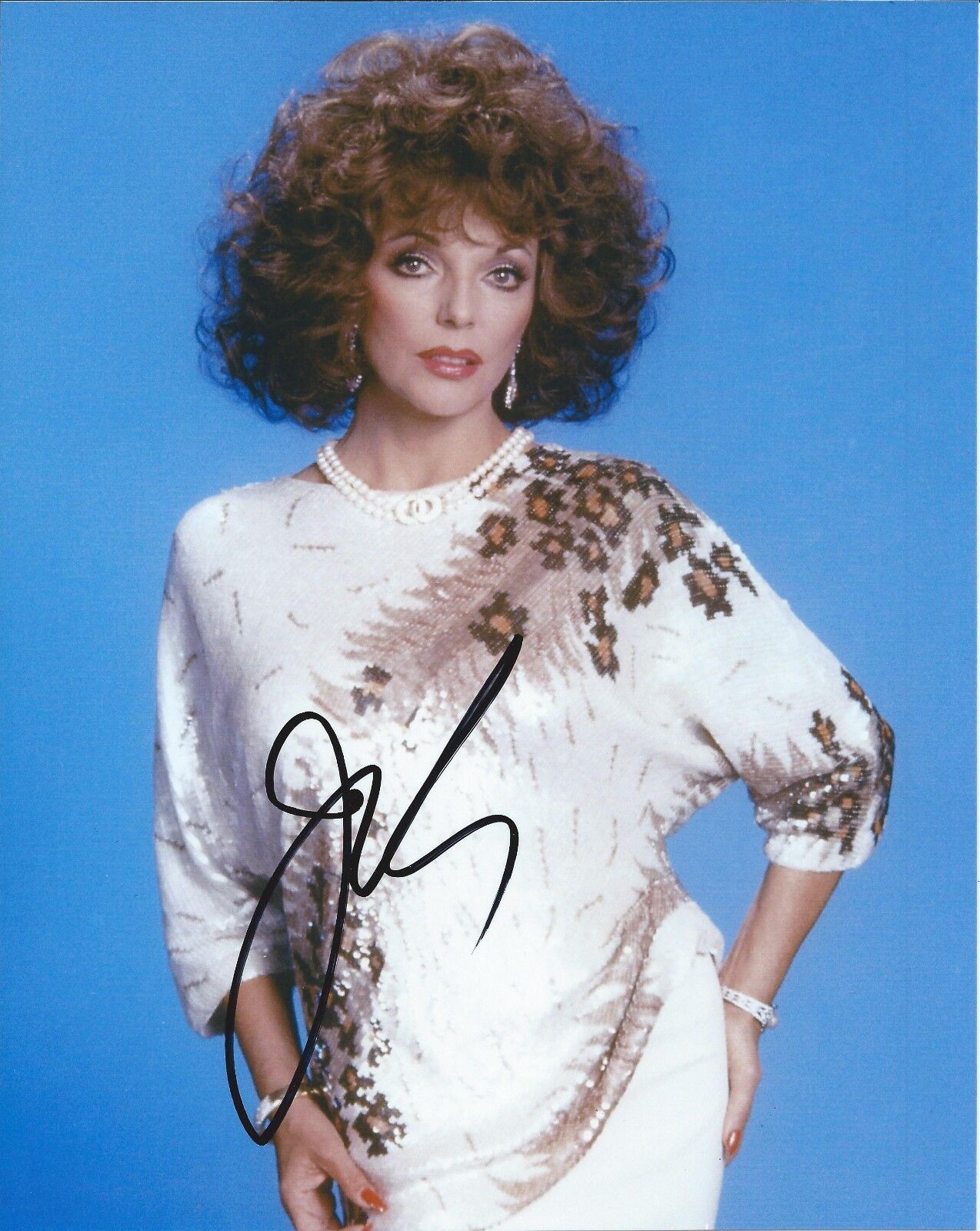 Joan Collins autograph - signed Photo Poster painting - Dynasty - The Royals