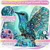 Kit de peinture diamant&eacute;e partielle bricol animal colibri DIY 30x30cm