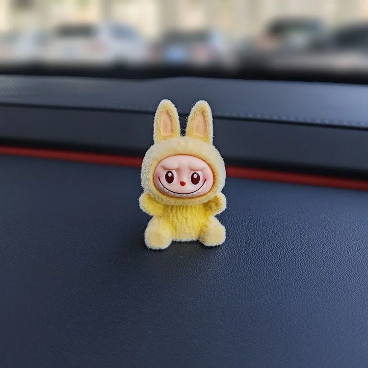 Hot Sale 🔥50% OFF🔥New Sitting Posture Labubu Car Center Console Ornaments✨2PCS✨