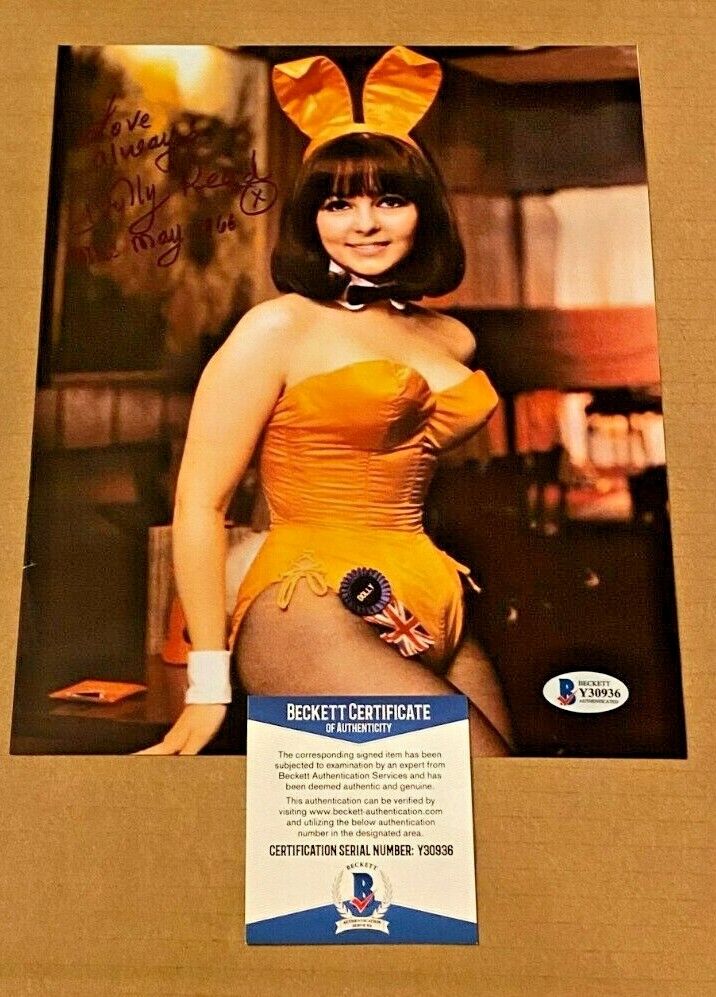 DOLLY READ SIGNED 8X10 PLAYBOY PLAYMATE 1966 Photo Poster painting BECKETT CERTIFIED