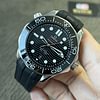 Seamaster Diver 300M Black Ceramic Black Dial on Black Rubber Strap 42mm Super Clone