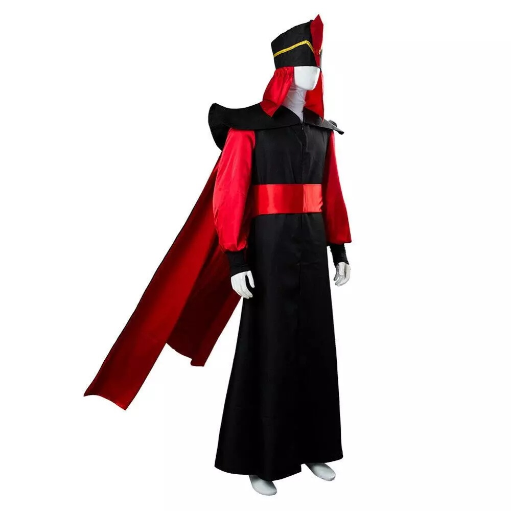 Aladdin Jafar Villain Cosplay Costume 