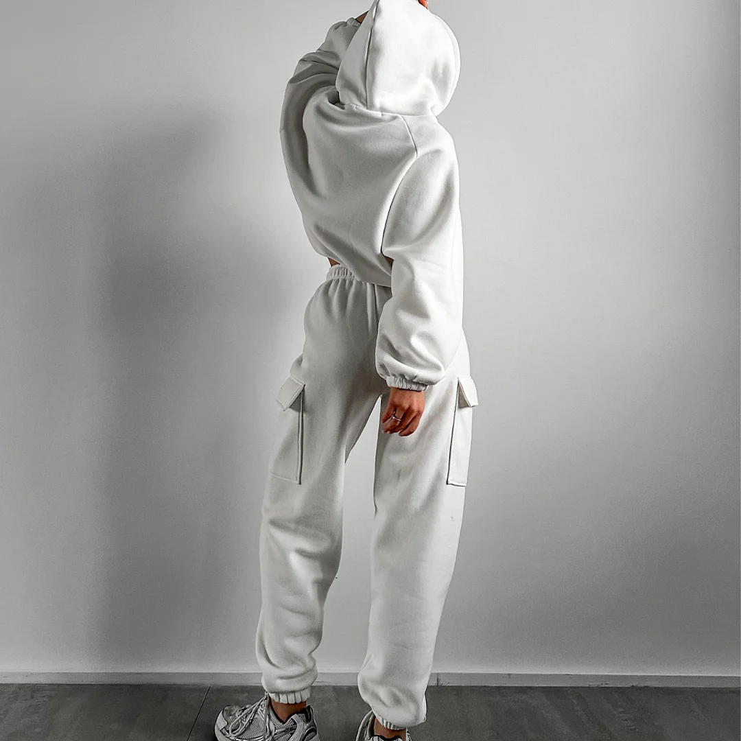 Women's Fashion Sports Casual Sweatshirt Set