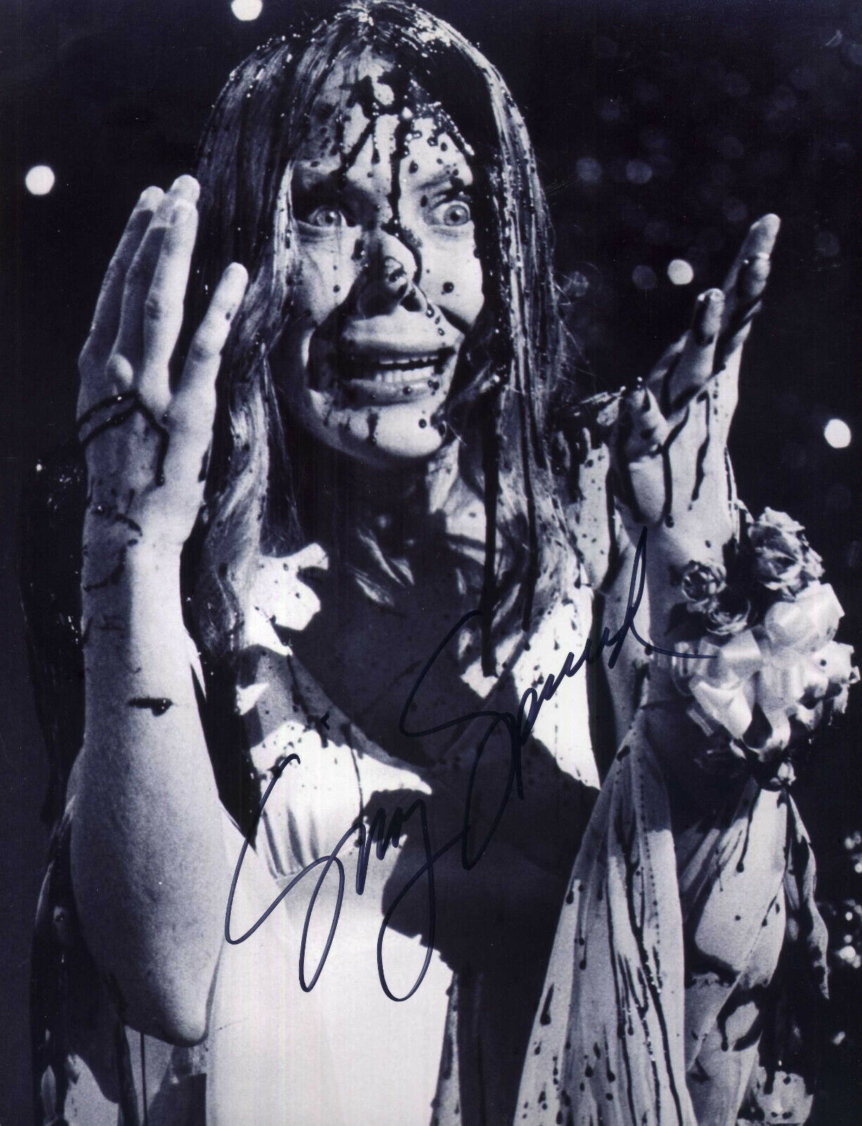 SISSY SPACEK Signed 'Carrie' Photo Poster paintinggraph - Film & TV Star Actress - preprint