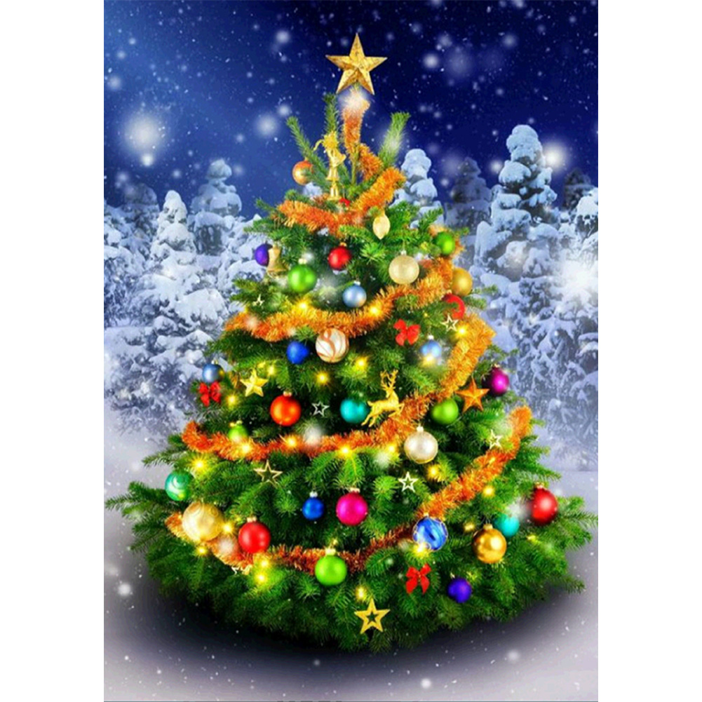 

Christmas Tree - Square Drill Diamond Painting - 40*50CM, 501 Original