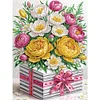 uk.everydayedeals Diamond Painting - Crystal Rhinestone - Flower Box