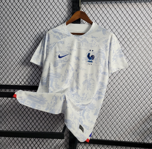 2022 FIFA World Cup France Away Football Shirt White