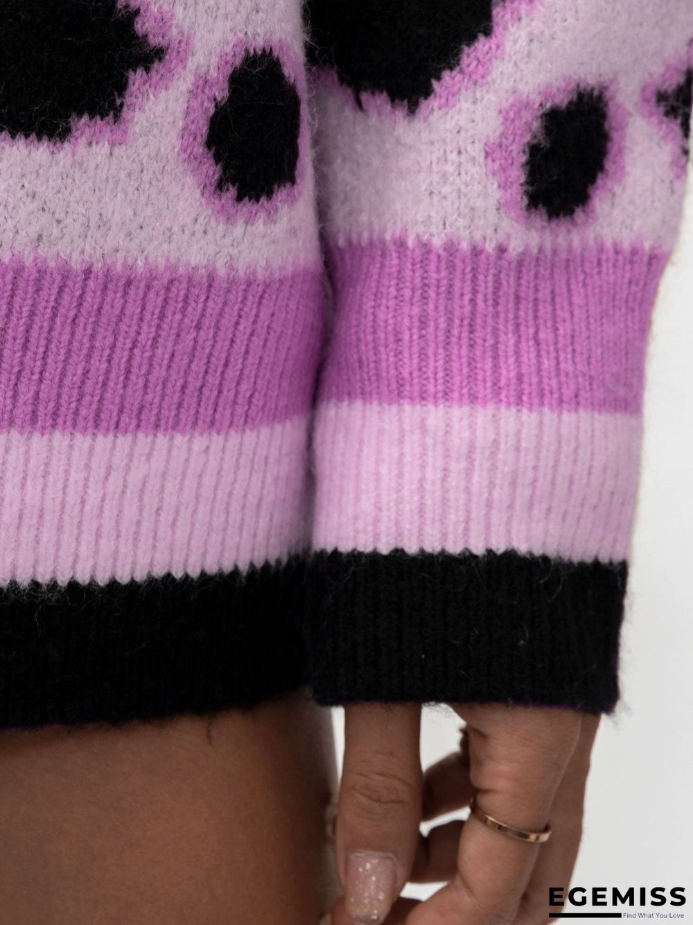 Black Net Sweater | EGEMISS