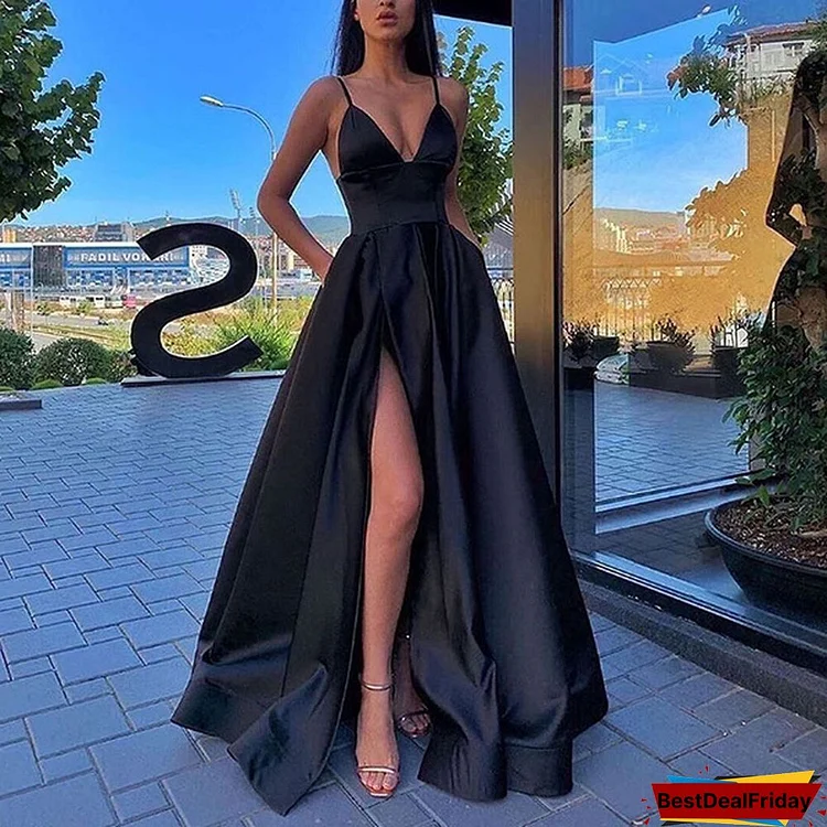 Women's Fashion Sexy Party Dresses Ladies Prom Cocktail Long Dresses Formal Evening Dresses
