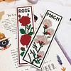 6Pcs Rose-DIY Stamped Cross Stitch Bookmark 47x28cm (Single-Sided) tapestrymarket