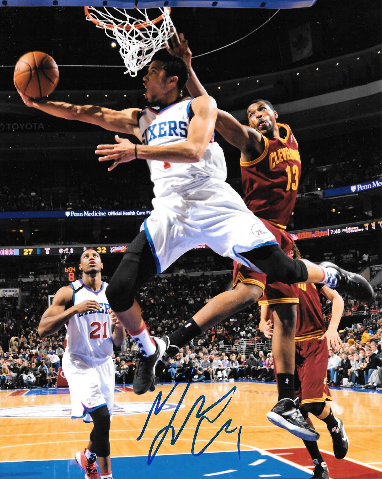 GFA Philadelphia 76ers * MCHAEL CARTER-WILLIAMS * Signed 8x10 Photo Poster painting M2 COA