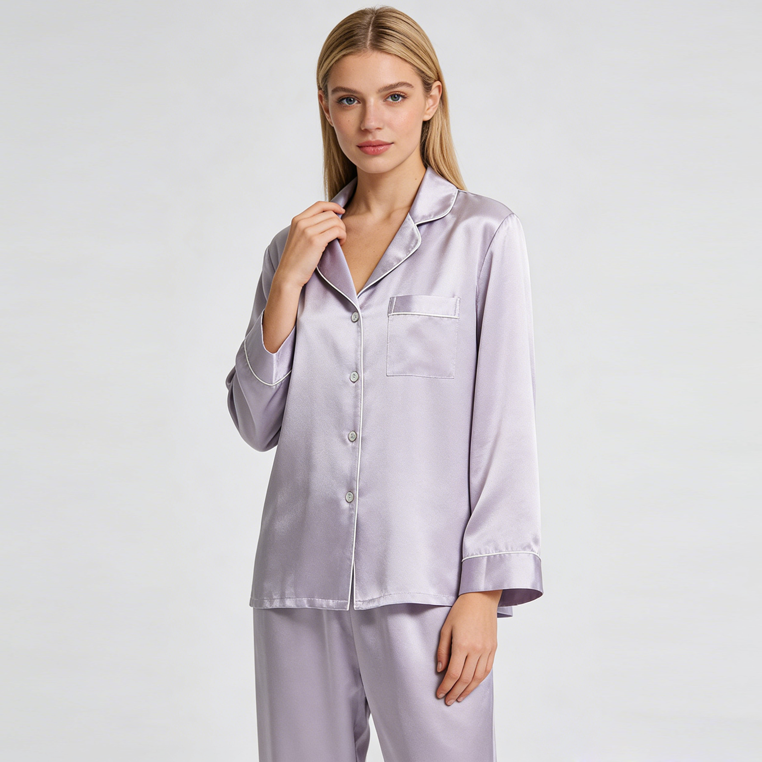 19 Momme Heavyweight Silk Pajama Set for Women REAL SILK LIFE