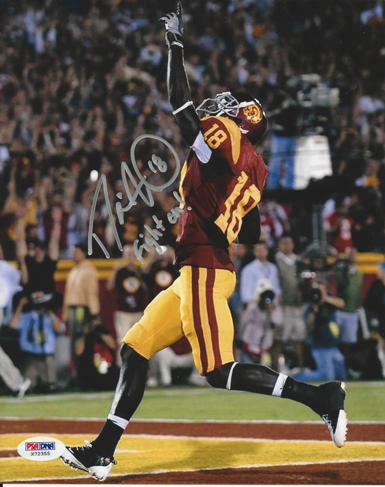 Damien Williams USC Trojans signed 8x10 Photo Poster painting PSA/DNA #X72355