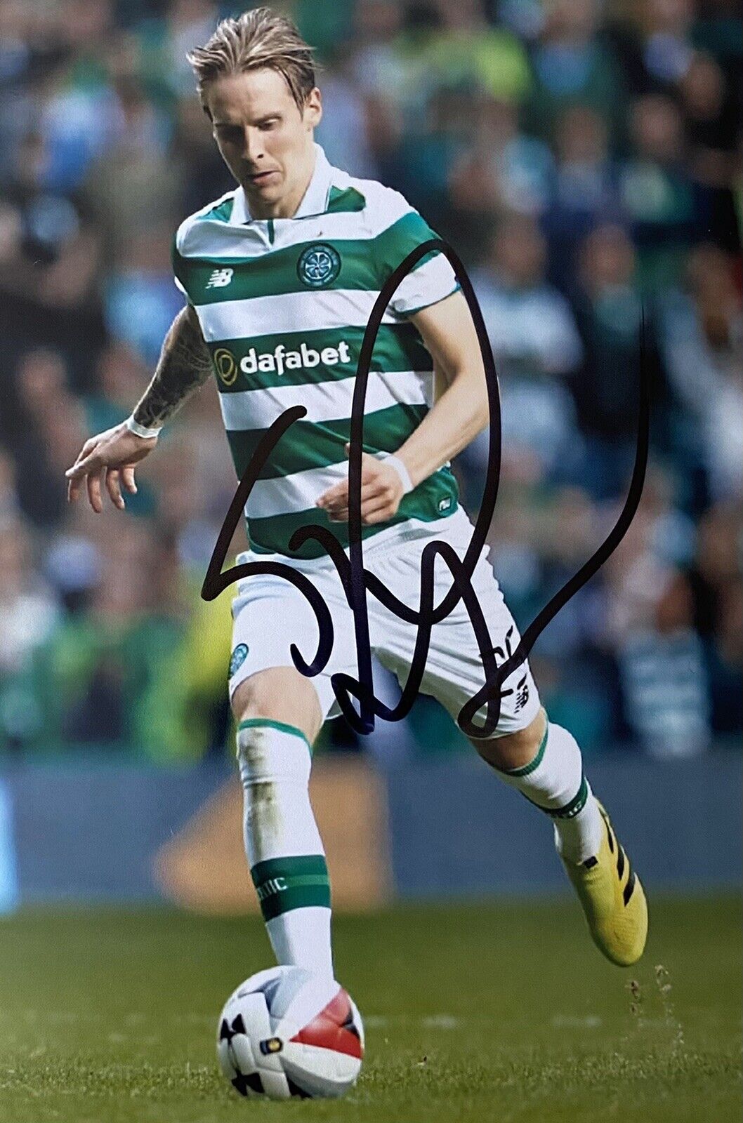 Stefan Johansen Genuine Hand Signed Celtic 6X4 Photo Poster painting 2