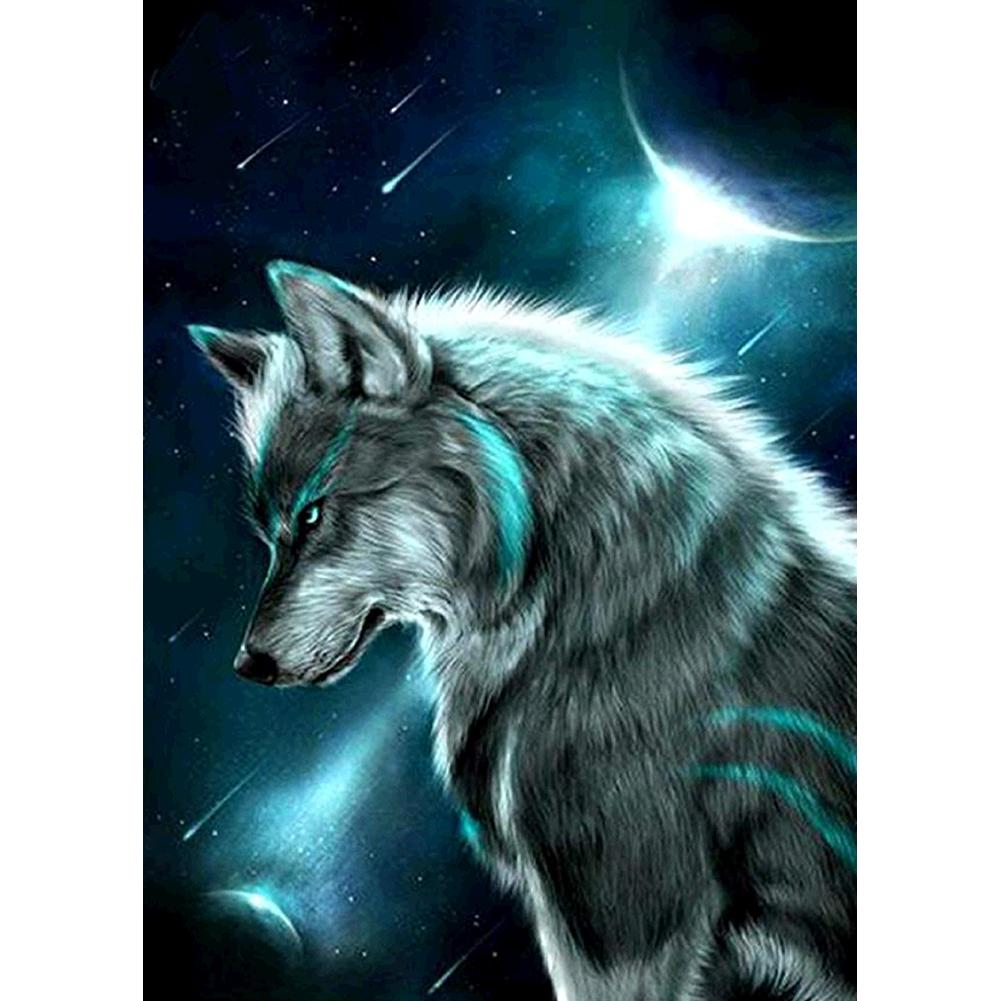 

(Multi-Size) Hug Wolf - Round/Square Drill Diamond Painting - 30*40CM, Round diamond 30*40cm, 501 Original