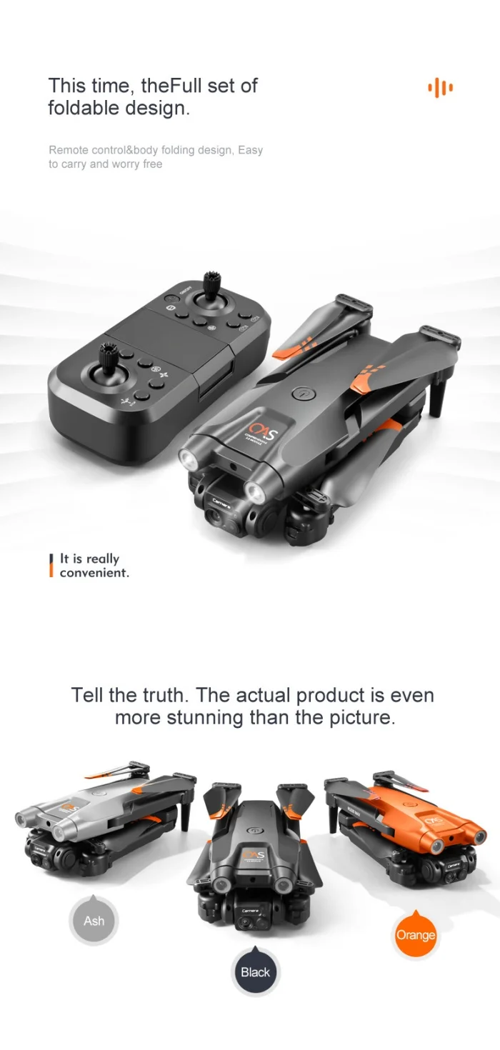 Drone Optical Flow Aerial Photography Flying Vehicle Dual Camera Obstacle Avoidance Remote Control Aircraft Toy