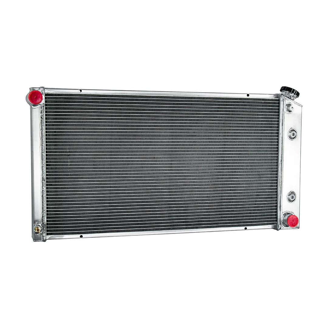 Alloyworks 4 Row Aluminum Radiator For 1977-1992 Pontiac Bonneville Cadillac DeVille Buick Riviera 30"CORE