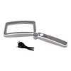 Handheld Loupe 10LED Lights Folding Pocket Magnifier 4X 650mAh for Reading Books