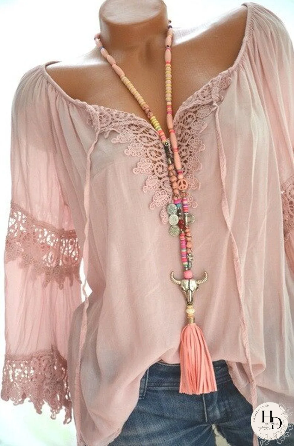 High quality large size loose women blouses summer blouses lace top fashion casual V-neck long sleeve women shirts