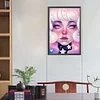 uk.everydayedeals (Limited Stock)Diamond Painting - Round AB Drills - Dark Candy Girl(45*65cm)