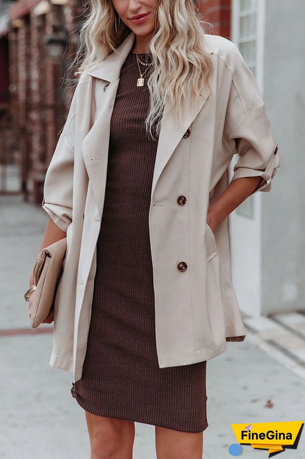 Double Agent Short Trench Coat