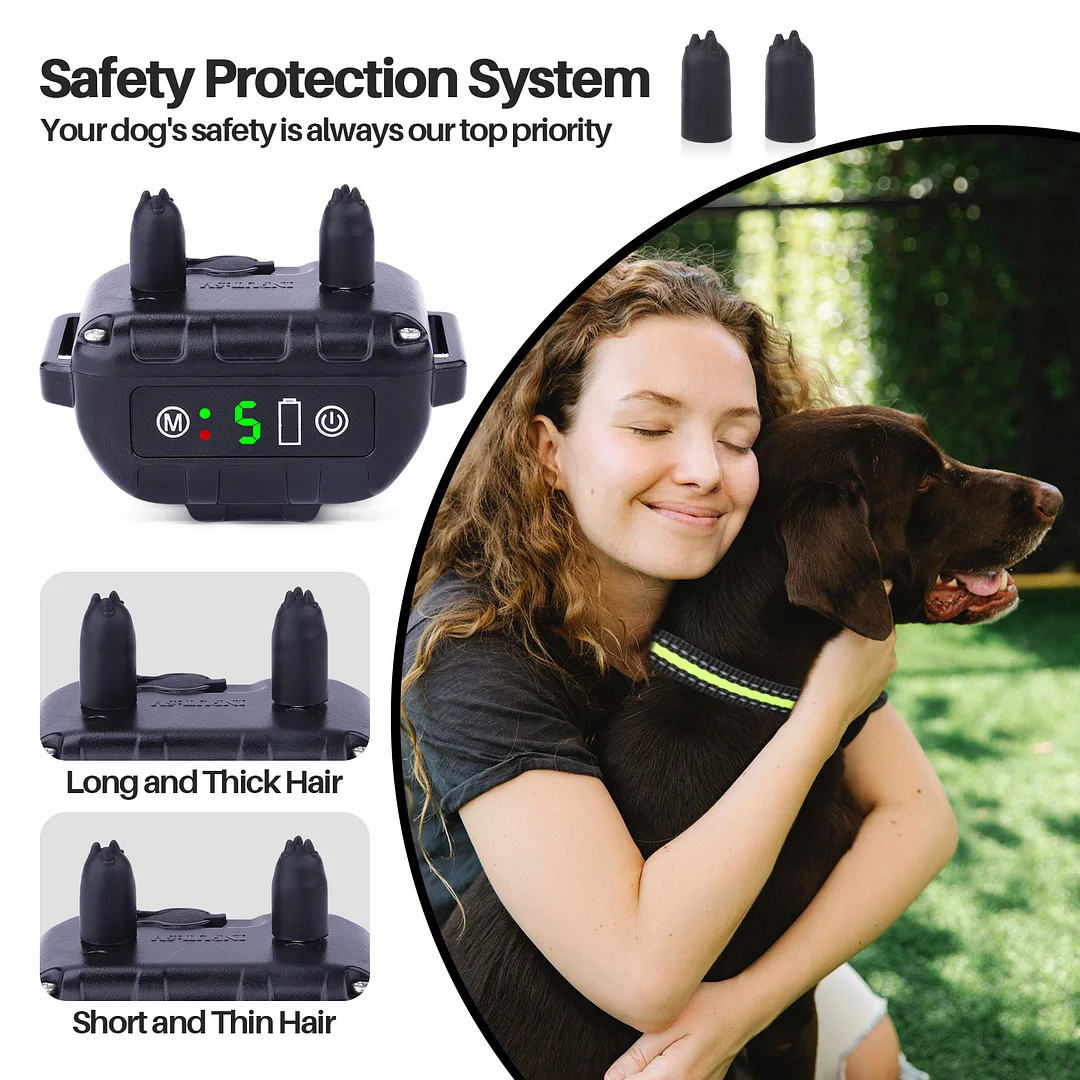 Dog Bark Collar Barking Collar for Dogs-Dog Bark Collar with 3 Modes Beep Vibration and Shock Dog Shock Collar for Small Medium and Large Dogs