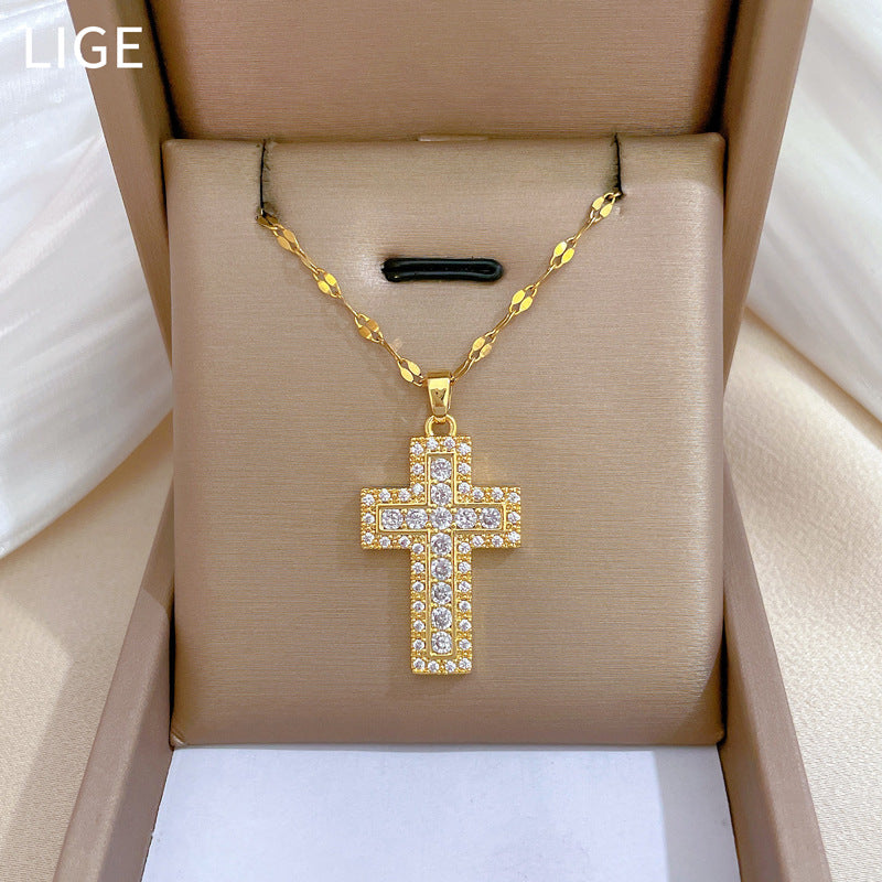 Moon Geometric Stainless Steel Stainless Steel Necklaces