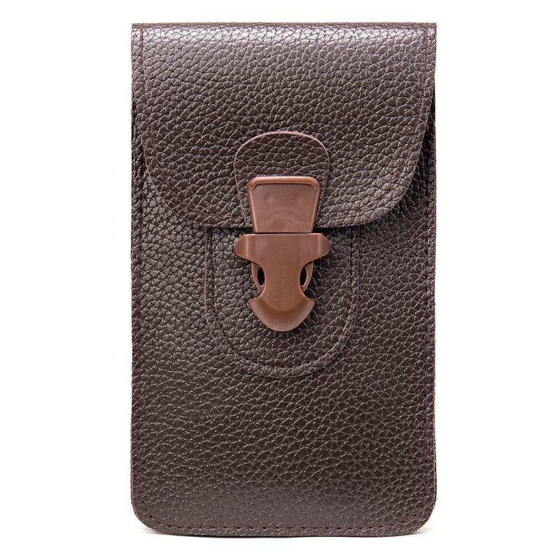 Men's Soft Waist Bag Mobile Phone Bag Belt Bag